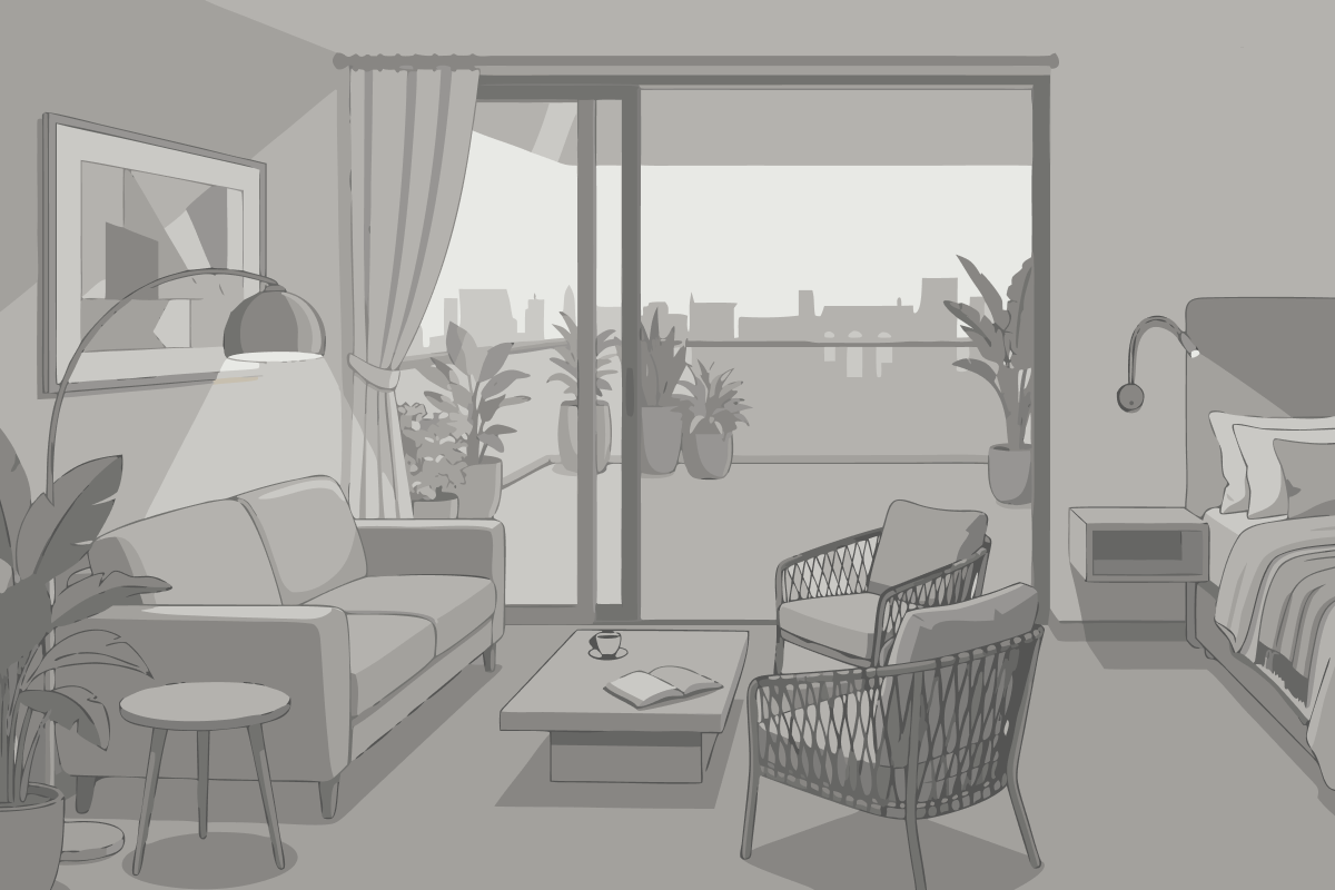 Appartamento Comfort con 1 Camera da Letto